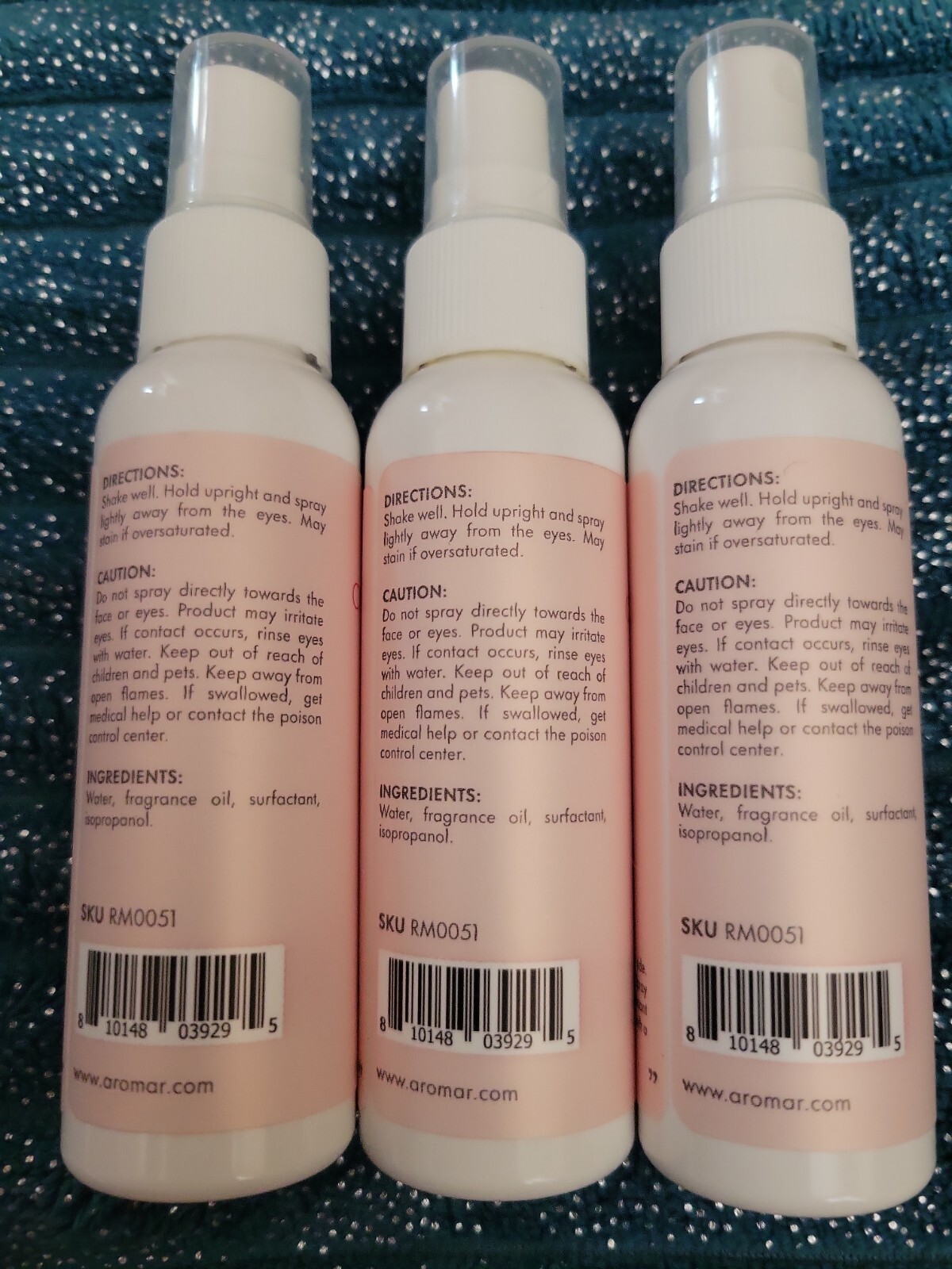 3Pck Aromar Cherry Blossom Room Mist/Spray Fragrance For Uplifting