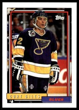 1992-93 Topps #202 Curt Giles St. Louis Blues Hockey Card