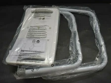 Kissler & Co White Shower Seat Length 20" Smooth Plastic Seat 14" Height 350 lbs