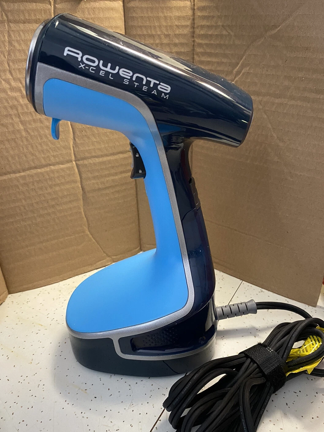 Rowenta X-Cel Steam Steamer, Micro Metal Steam Head, 1500 Watts, Aqua Blue