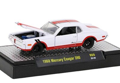 MERCURY Cougar 390 - 1968 - white / red - M2 1:64