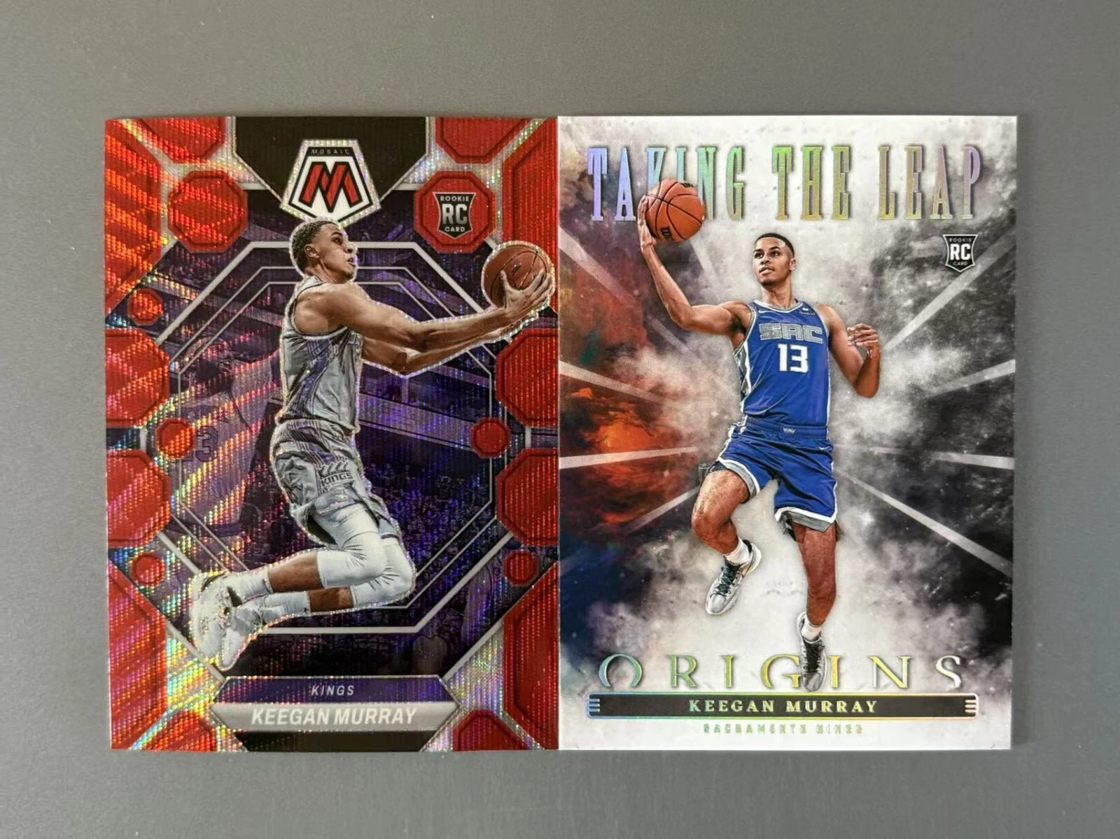 Keegan Murray 2022-23 Panini Mosaic Asia Red Wave Prizm RC #227 Lot2