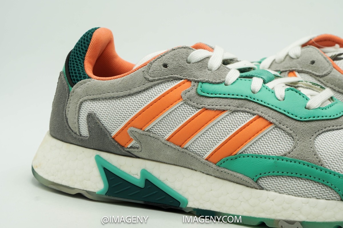 [美品] 3Seconds　3×4 ADIDAS TRESC RUN NEW SIZE 10.5 CLOUD WHITE BLISS CORAL GREY EF7644