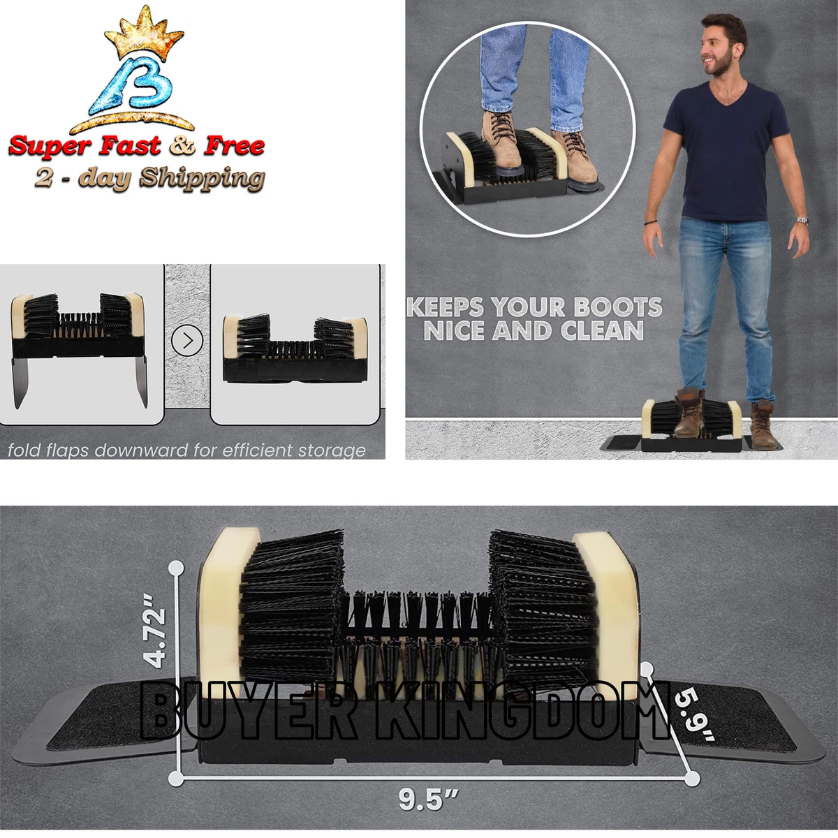 Construction boot deals cleaner