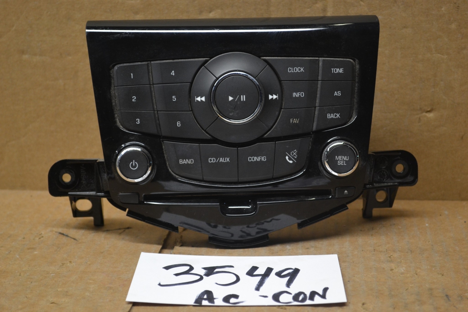 12 13 14 15 16 Chevrolet Cruze Used Audio Control Panel #3549-AC