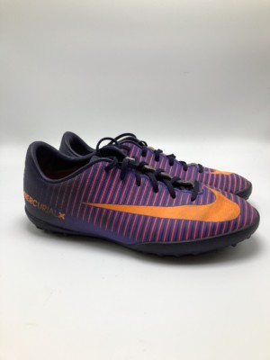 Nike Mercurial X Youth Sz 4Y Soccer Cleats Orange Purple | eBay