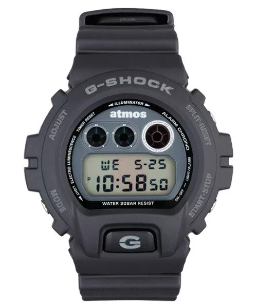 Wrist Watch G-SHOCK BE@RBRICK x atmos DW-6900 Bearbrick Black gshock Medicom Toy
