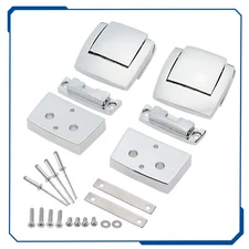 Chrome Tour Pack Pak Latches For Harley Touring Electra Glide CVO Street Glide