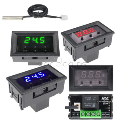 12V Digital Temperature Controller Switch Sensor W1209 Thermostat -50~110°C+Case