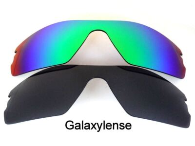 Galaxy Ersatz Linsen für Oakley Radar Path Schwarz & Grün Polarisiert 2 Paar