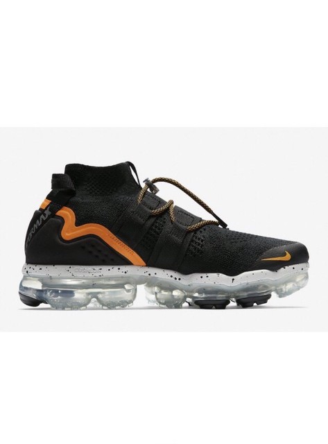 nike vapormax utility black and orange