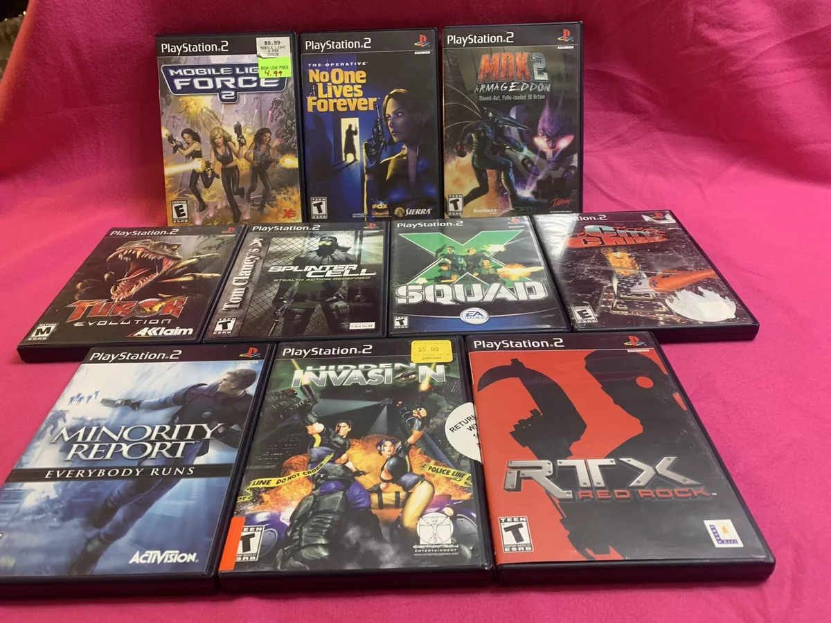 Lot of Action Adventure 2 Video Games - PS2 Mobile Light 2 eBay