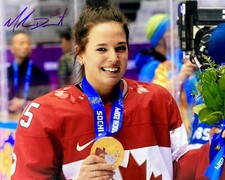 MELODIE DAOUST (4) Team Canada Autographed 8x10 Photo