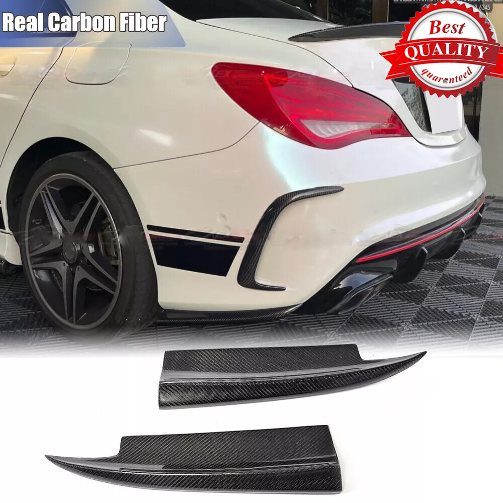 For Benz CLA W117 CLA180 200 250 CLA 45 Carbon Rear Bumper Side