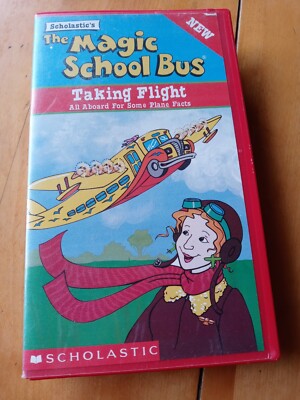 The Magic School Bus - Taking Flight VHS Tape 1997 educational 