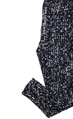 Lularoe LEGGINGS Black Tan Matrix 