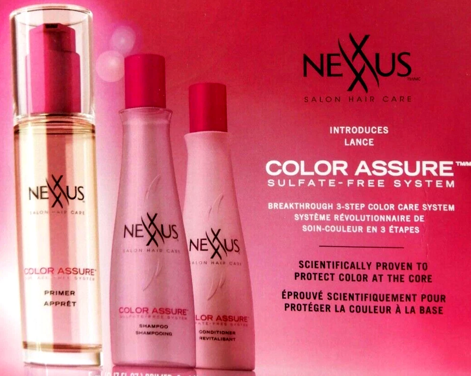 NEXXUS COLOR ASSURE Long Lasting Vibrancy SHAMPOO CONDITIONER PRIMER Travel Size - Image 4 of 4