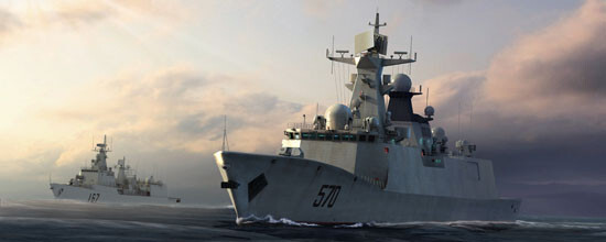Frégate Type 054A Zhoushan 1:350 : maquette militaire haut de gamme avec pièces en photodécoupe