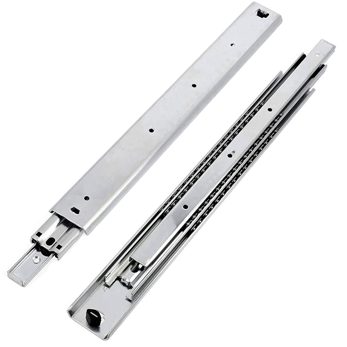 GTV - Set Guide Scorrevoli per Cassetti di Estrazione Totale 53.9 x 700 mm, Guid