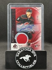 SP Game Used Authentic Rookies Ryan Suzuki Auto Patch /99  Carolina Hurricanes
