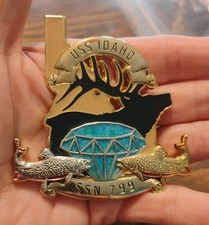 USS Idaho SSN 799 Challenge Coin - Sink Boats Cutthroats - Free Shipping