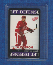 1996-97 Ultimate Line-up Team Out! Game Card Nicklas Lidstrom