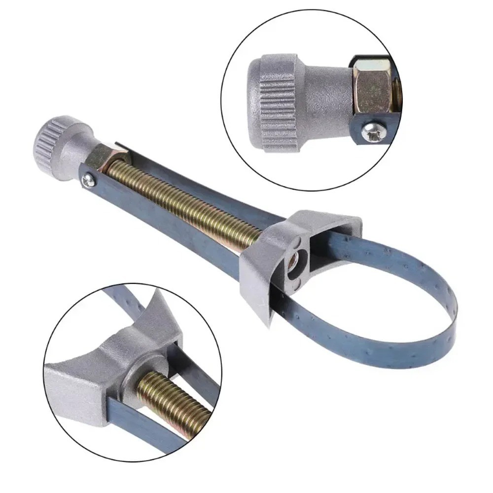 Removal Tool Strap Wrench Diameter Adjustable 60mm To 120mm Car Auto
