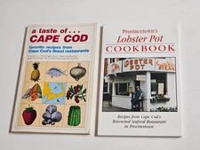 2 CAPE COD Restaurant PROVINCETOWN Cook Books LOBSTER POT Taste of DRAKE MCNULTY