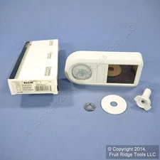 Leviton WSC15-I0W White PIR RF Wireless Self-PoweRed Occupancy Sensor 1500 Sq Ft