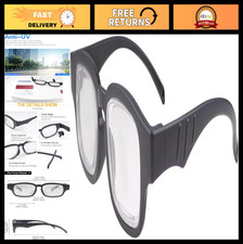 Adjustable Zoom Reading Glasses 0D to 350D - Unisex Dial Vision Eyewear