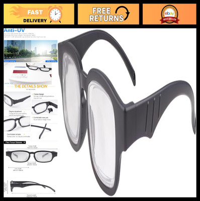 Adjustable Zoom Reading Glasses 0D to 350D - Unisex Dial Vision Eyewear