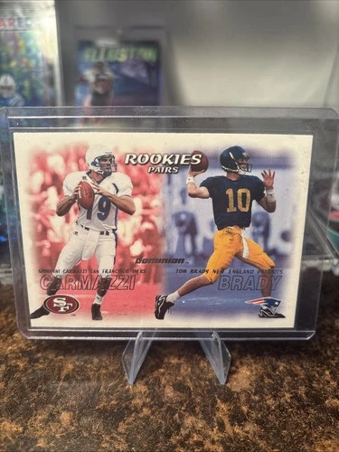 2000 Skybox Dominion - Rookies Pairs Tom Brady, Giovanni Carmazzi #234 (RC)
