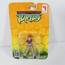 2003 Ninja Turtles 2" April O'Neil Mini Figure TMNT Playmates - Brand New 