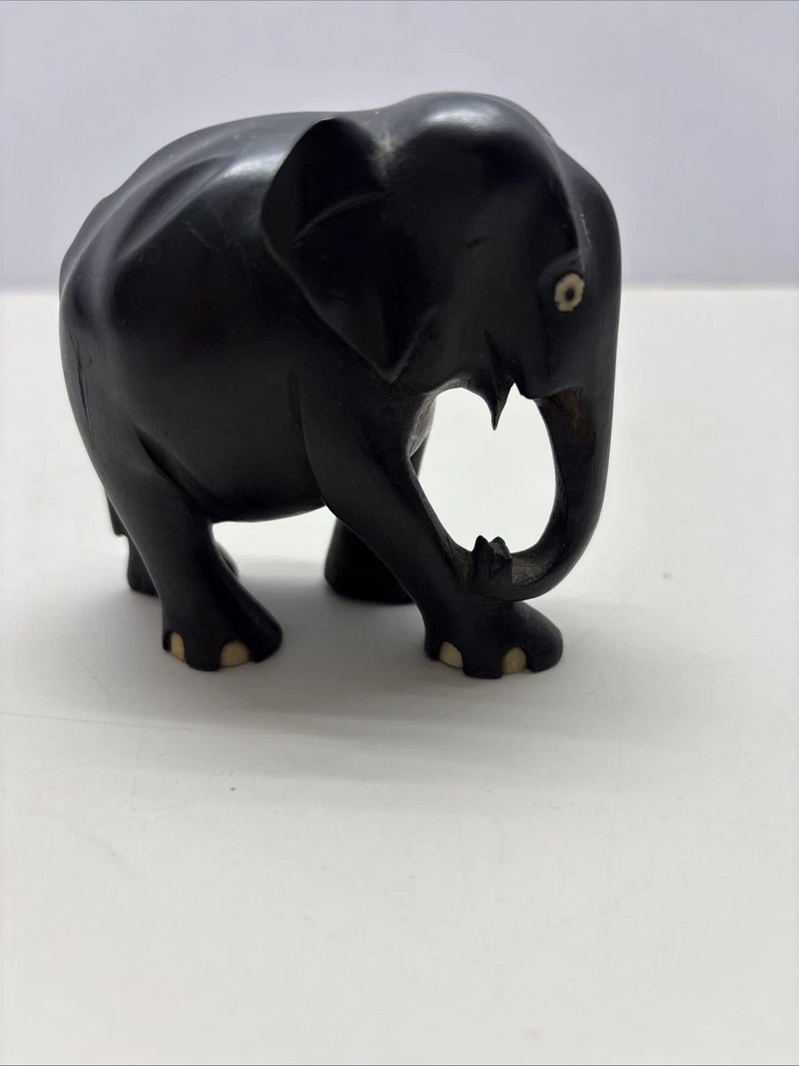 雕刻黑檀木大象| eBay