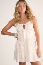 Nastygal Cream Mini Dress Womens Daywear Dresses