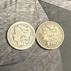 4 total Morgan Silver Dollars random dates!