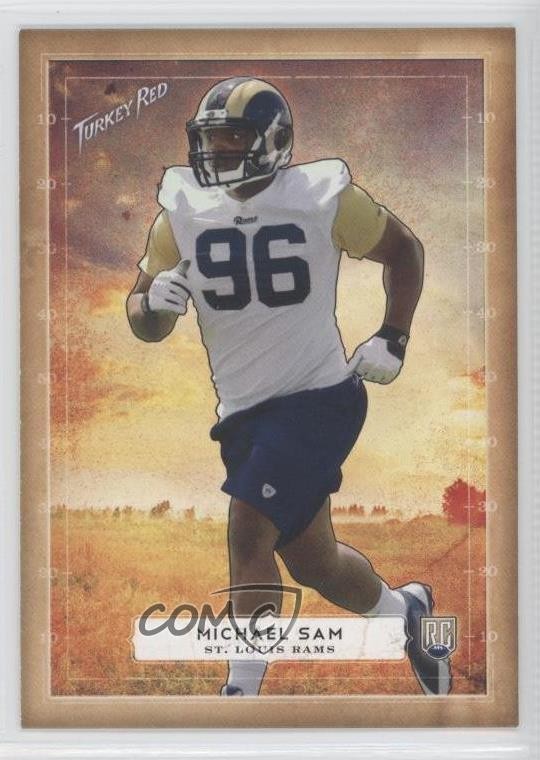 2014 Topps Turkey Red Michael Sam #4 Rookie RC gp1