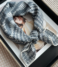 70 Cashmere 30 Silk Shawl line Print Bandana 26'' Scarf Neckerchief Wrap new