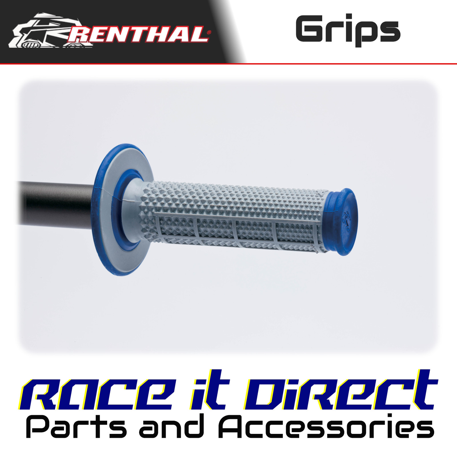 Renthal Grips G162 Dual Layer Tapered-Diamond/Waffle G162