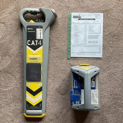 Radiodetection CAT4 kalibriert für 12 Monate & Genny 3 - Kabelvermeidungswerkzeug