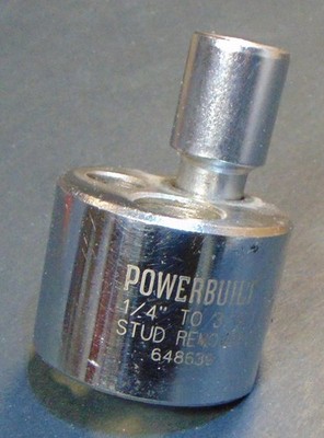 Powerbilt 648639 1/4'' to 3/4'' 1/2'' Drive Stud Remover