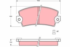 Plaquette de frein Citroen VISA