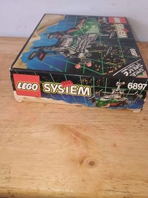LEGO SYSTEM 6897 SPACE POLICE REBEL HUNTER BOX w/ few Pieces 1992