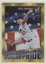 2018 Panini Donruss American Pride Gold 72/99 Nick Sprengel #AP21 e5r