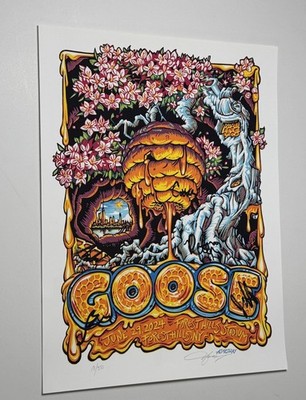 [新品LP] GEESE 限定日本盤 帯 POSTER レコード VINYL Goose The Band Poster Forest Hills Queens NY 24 Official #'d