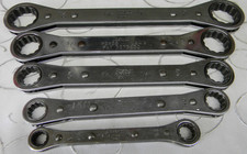 Snap-on 5pc Sae 12pt 0 Offset Ratcheting Box Wrench Set 38-1 Rb604 Plus 1 Snap-on 5pc Sae 12pt 0 Offset Ratcheting Box Wrench Set 38-1 Rb604 Plus 1