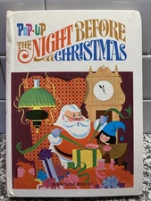 Night Before Christmas Pop Up Random House 1970s All Pop Ups Complete/working