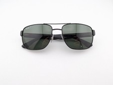 Ray-Ban Sunglasses, Polarized Lenses, RB 3530 002/9A 3P Black, 58-17-140, Metal