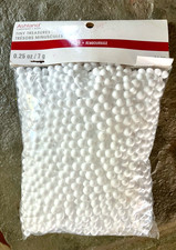 ASHLAND TINY TREASURES CHRISTMAS CRAFTS FILLER WHITE FAUX SNOW LIKE FOAM PEBBLES