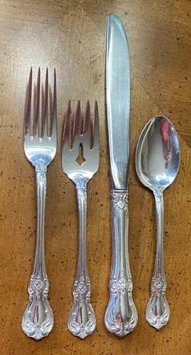 Towle Old Master Sterling Silver 4 Piece Place Setting - No Monograms